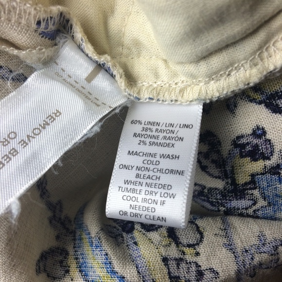 LOFT Botanical Floral Print Riviera Shorts SOLD - Picture 7 of 7